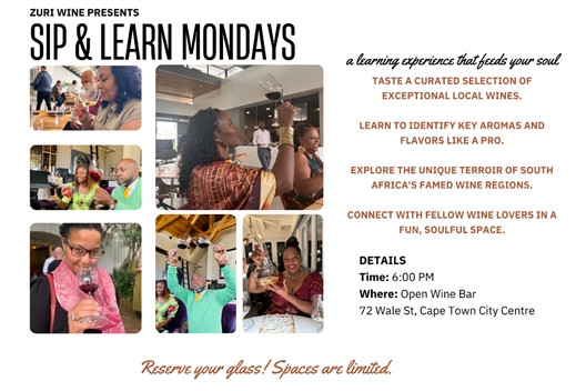 Open Wine Bar Sip and Learn Mondays